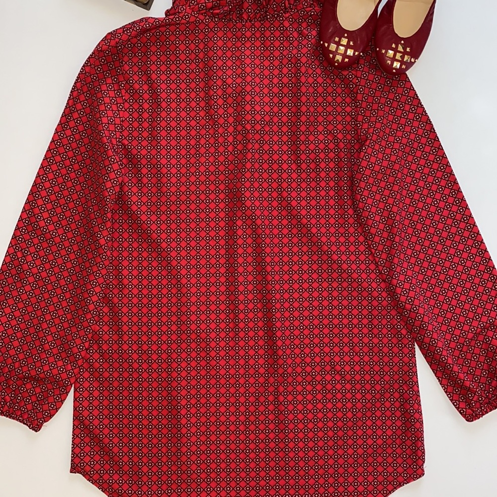 mud pie ‘Whitney’ Ruffle Neck Tunic Top - Picture 6 of 10